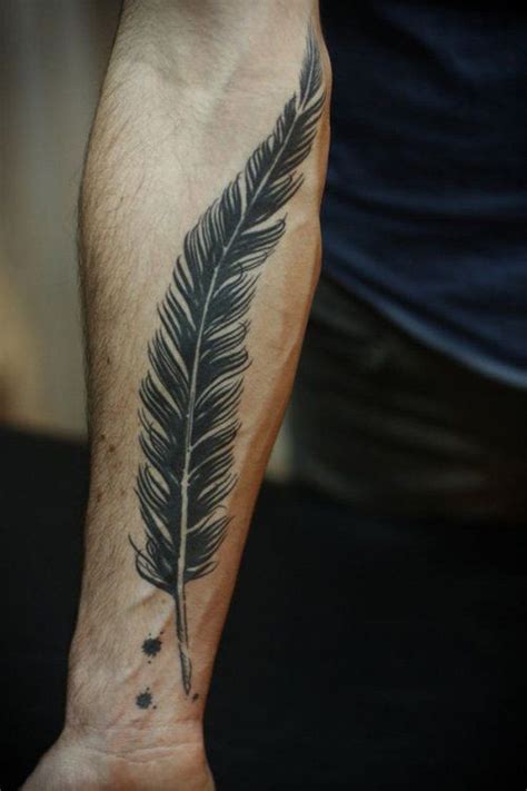 Feather Tattoo Forearm