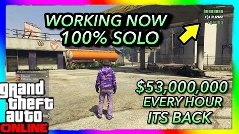 This Gta 5 Solo Money Glitch Works Now Very Fast And Easy To Do