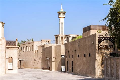 Al Fahidi Historical Neighbourhood Bezirk Al Bastakiya In Dubai Uae