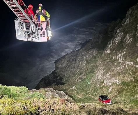 Woman Somehow Survives After Car Plunges Off Cliff And Climbs Out Of