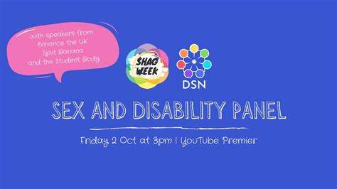 Sex And Disability Panel Discussion Shag Week 2020 Youtube