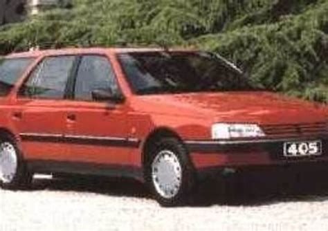 Peugeot 405 Sw Station Wagon Gr 091988 061989 Prezzo E Scheda