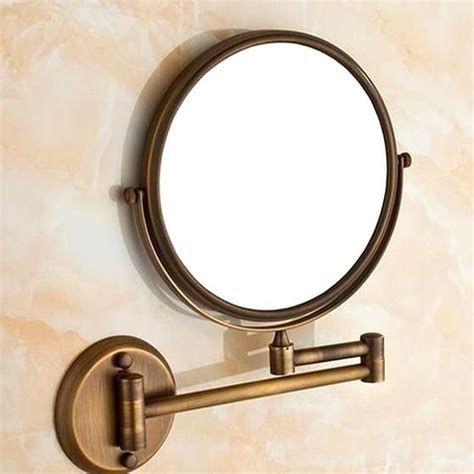 Wall mounted bathroom double side magnifying makeup cosmetic skincare mirror. Buy Two-Sided Swivel Wall Mounted Makeup Mirror With 3X ...