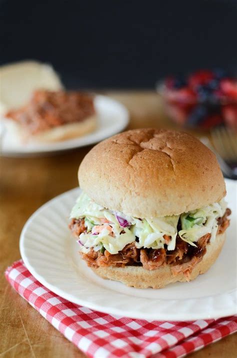Slow Cooker Memphis Style Pulled Pork Sandwiches Recipe Pulled Pork