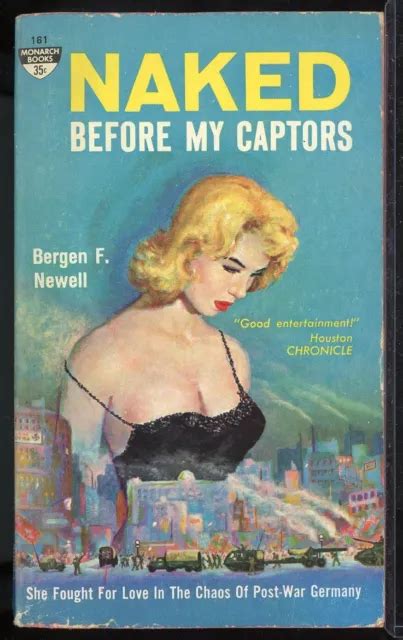 NAKED BEFORE MY CAPTORS 1960 Monarch Books Sleaze Paperback GGA Cover
