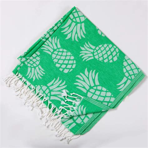 Pineapple Beach Towels 100 Cotton Soft Quick Dry Towel 8 Colors A