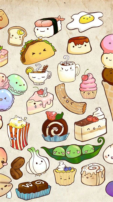 Anime Cute Food Wallpapers Wallpaper Cave