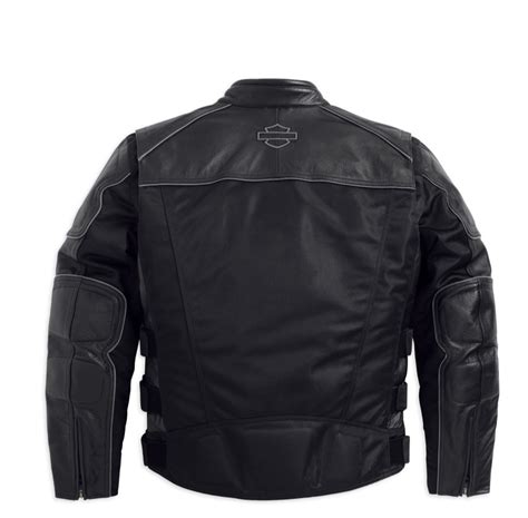 Harley davidson mens size l orange black mesh shoulder and elbow armored jacket. Harley-Davidson Men's Blackoak Mesh Jacket with Leather ...