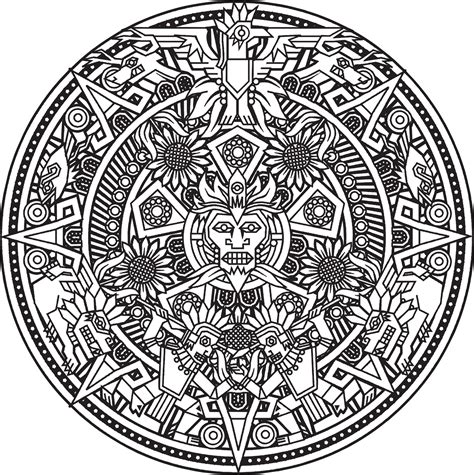 Mandala Inspiration Incas Maya Azteque Bigredlynx Mandalas