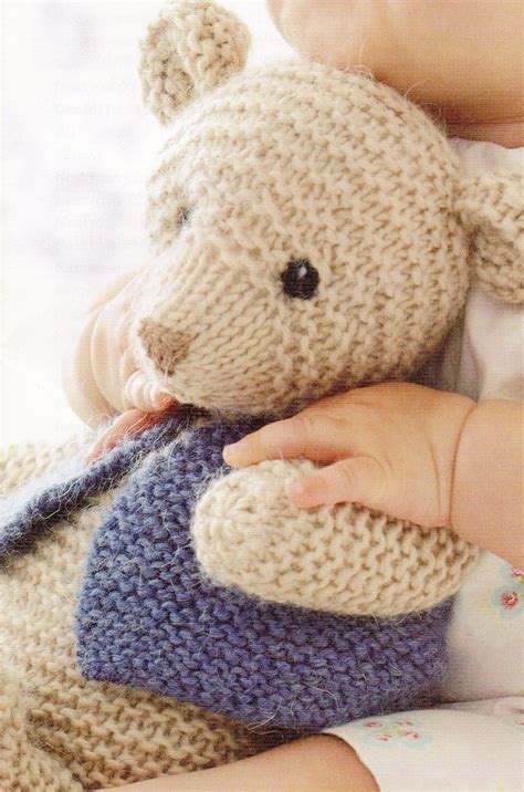 Easy To Knit Bear Pattern Digital Pdf Download Knitting Bear Teddy Bear Knitting Pattern