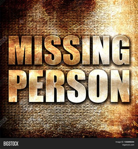 Missing Person 3d Image And Photo Free Trial Bigstock