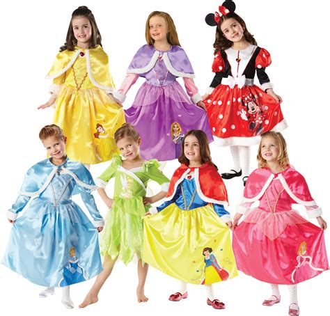 Disney Princess Girls Winter Wonderland Fancy Dress Kids Childrens