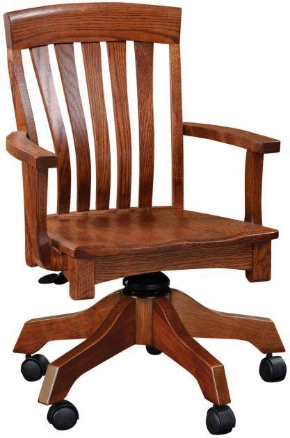 Steubenville Solid Wood Desk Chair Countryside Amish Furniture Wood