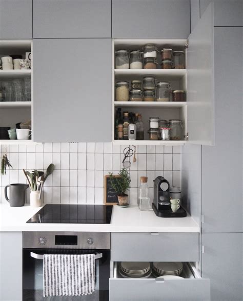 If there's one piece that every kitchen needs, it's an ikea kitchen cabinet. A Scandi-inspired kitchen | Ikea small kitchen, Small ...