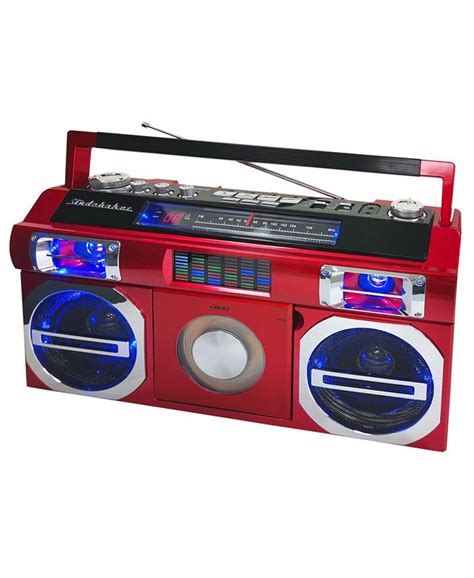 Studebaker Sb2145r 80s Retro Street Bluetooth Boombox With Fm Radio