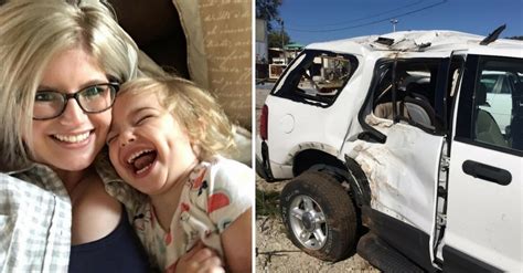 Firemen Rush To Rescue Mom In Car Crash But She Asks Them To Sing To Daughter Instead
