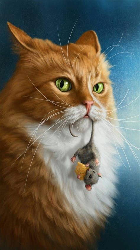 Pin By Ekaterina Savina On Gatos Cat Art Cats Illustration Cute