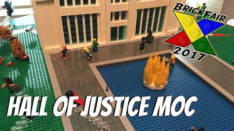 Lego Dc Superheroes The Hall Of Justice Moc In Depth Look Pre