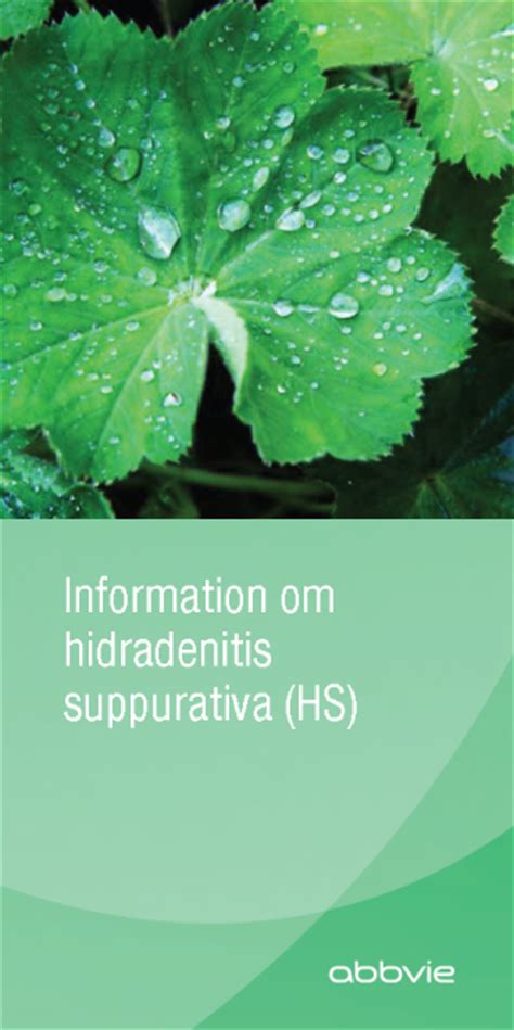 Vad är Hidradenitis Suppurativa Hs Hs Online