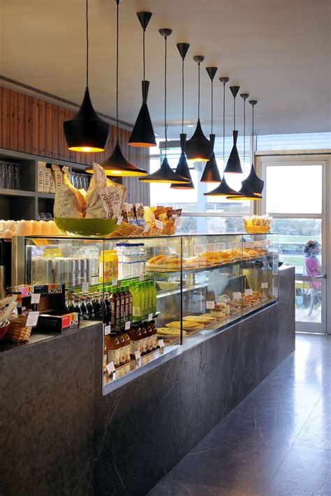 Fresh Food Counter Interiores De Lojas De Café Decorações De Café
