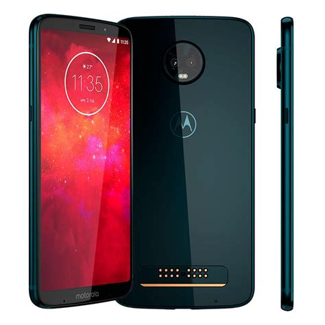 Smartphone Motorola Moto Z3 Play 64gb Indigo Lacrado R 229900 Em
