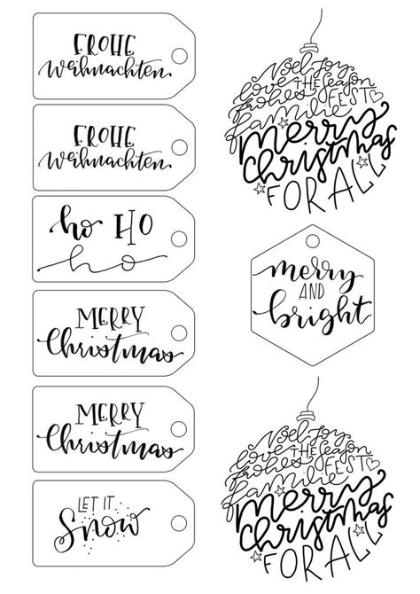 Kostenlose emoji malvorlagen zum ausdrucken und ausdrucken 20. Printable Weihnachtsanhänger für Eure Weihnachtsgeschenke ...