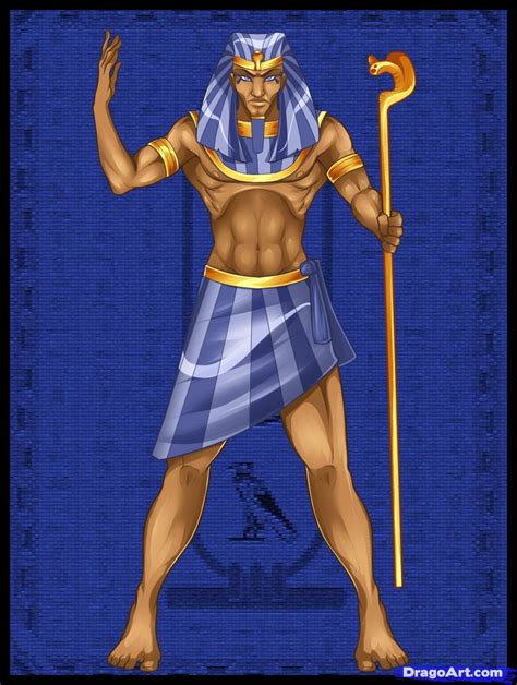 Pharaohs How To Draw A Pharaoh Step By Step Figures People Free Online Abraham And
