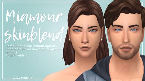 Witchingpxel Miamour — A Skin Blend By Love 4 Cc Finds