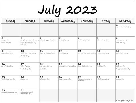July 2022 With Holidays Calendar