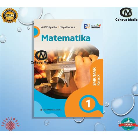 Jual Buku Matematika Kelas 10 Smk Kurikulum Merdeka Original Shopee