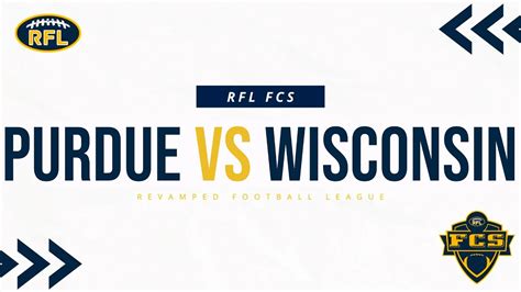 Purdue Vs Wisconsin Season 6 Fcs Youtube