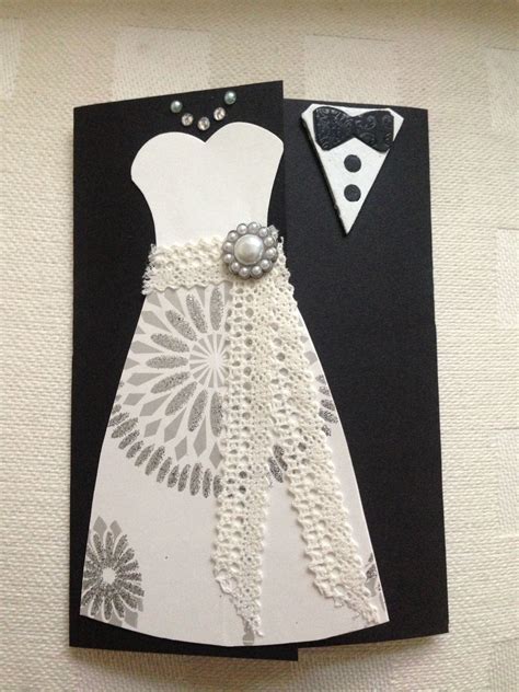 Pin By Carol Le On Diy Wedding Cards Handmade Wedding Card Diy