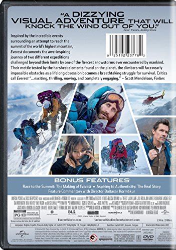 Kurz Platzen Gesang Everest Cover Dvd Befriedigung Praktisch Digital