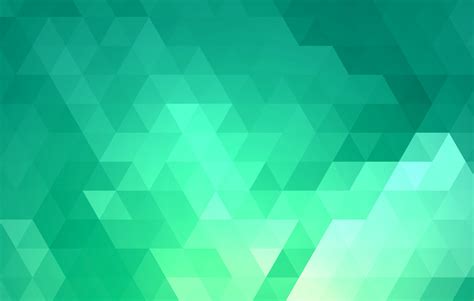 Abstract Triangle Pattern Shape In Turquoise Color For Social Media Web