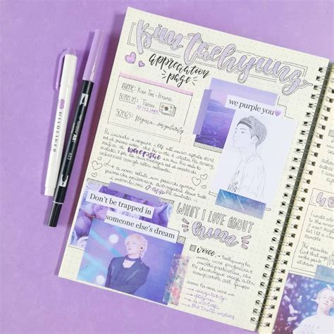 17 Stunning purple bullet journal layout ideas! | My Inner Creative ...