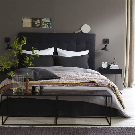 Idee Deco Chambre Avec Lit Noir Deco Chambre Déco Chambre Taupe