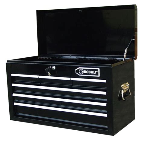 Kobalt 1525 In X 26 In 6 Drawer Tool Chest Black In The Top Tool