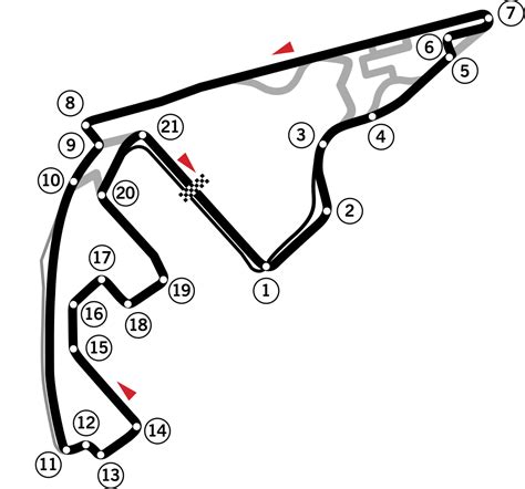 Circuit Yas-Island - Yas Marina Circuit - Wikipedia | Circuit, Abu dhabi grand prix, Bahrain ...