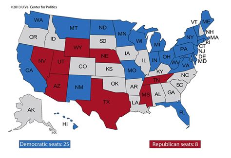 Democrat And Republican States Map Map