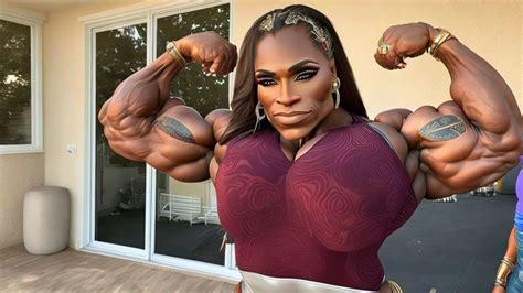 Biggest Biceps Female Bodybuilder Deep Dream Generator