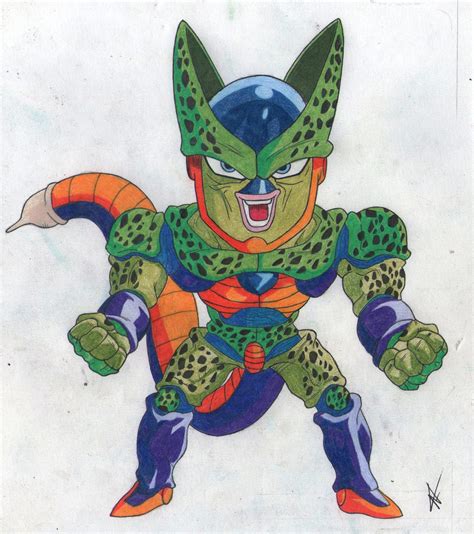 Dbz Semi Perfect Cell Chibi By Thesexychurro On Deviantart