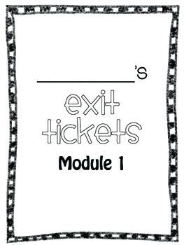 Pam and her brother both open savings accounts. Eureka Math Exit Tickets for Grade 1 by Kentucky Kinder | TpT