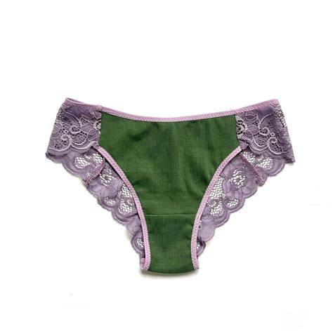 high cut leg tanga panties tanga ribbed quality all sizes forest green color cotton underwear