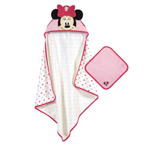 Check spelling or type a new query. Disney Minnie Mouse Baby Hooded Towel & Washcloth, 2 Piece ...