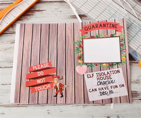 Elf on the shelf quarantine box. Printable Elf on the Shelf Quarantine Box (and Elf mask ...