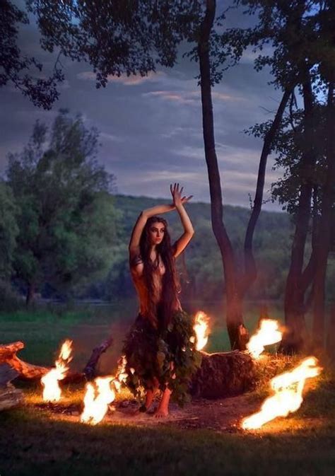 Fire Dance Witch Magic Nature Witch