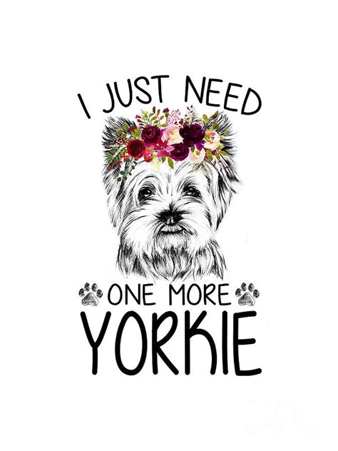 I Just Need One More Yorkie Drawing By Anime Art