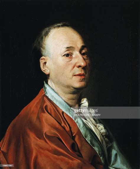 Portrait Of Denis Diderot French Philosopher And Writer Painting