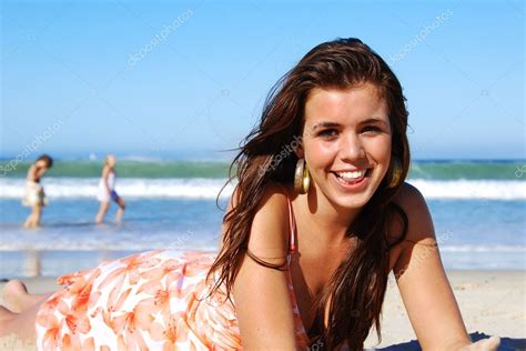 Beautiful Girls On The Beach Stock Photo By Tish