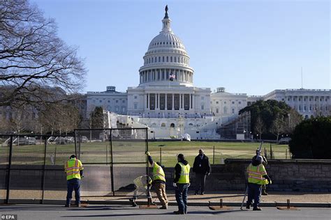 Biden Inauguration Ring Of Steel Goes Up Around Us Capitol Daily